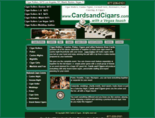 Tablet Screenshot of cardsandcigars.com